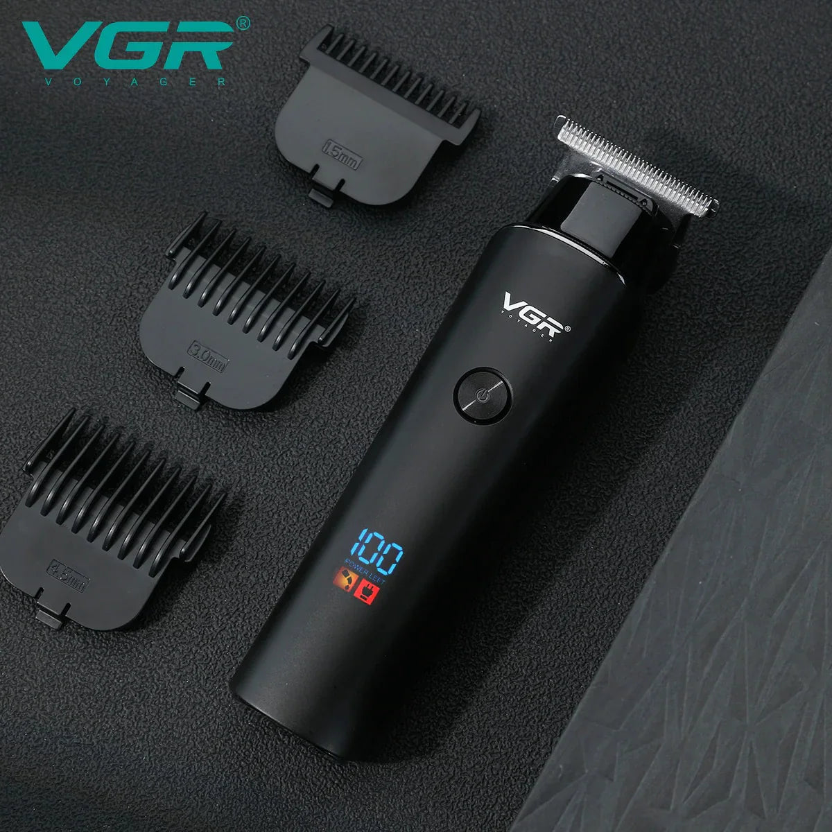 VGR V-937 Professional Hair Clipper – Black Electric Barber Trimmer