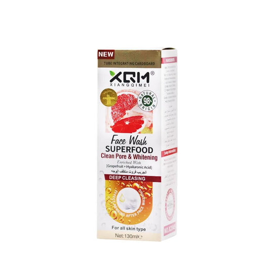 XQM Hyaluronic Acid Face Wash – Deep Clean, Brighten & Hydrate (130ml)